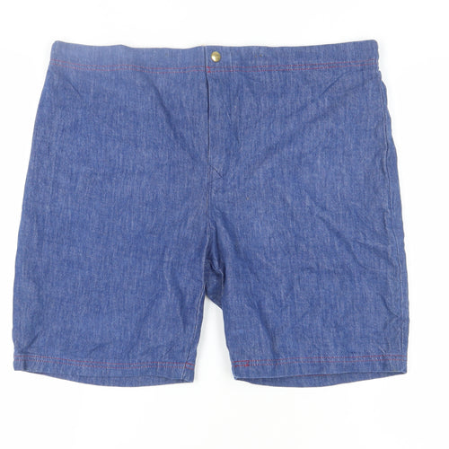 Jantzen Men's Blue Chino Shorts, Large, Denim, Casual Style