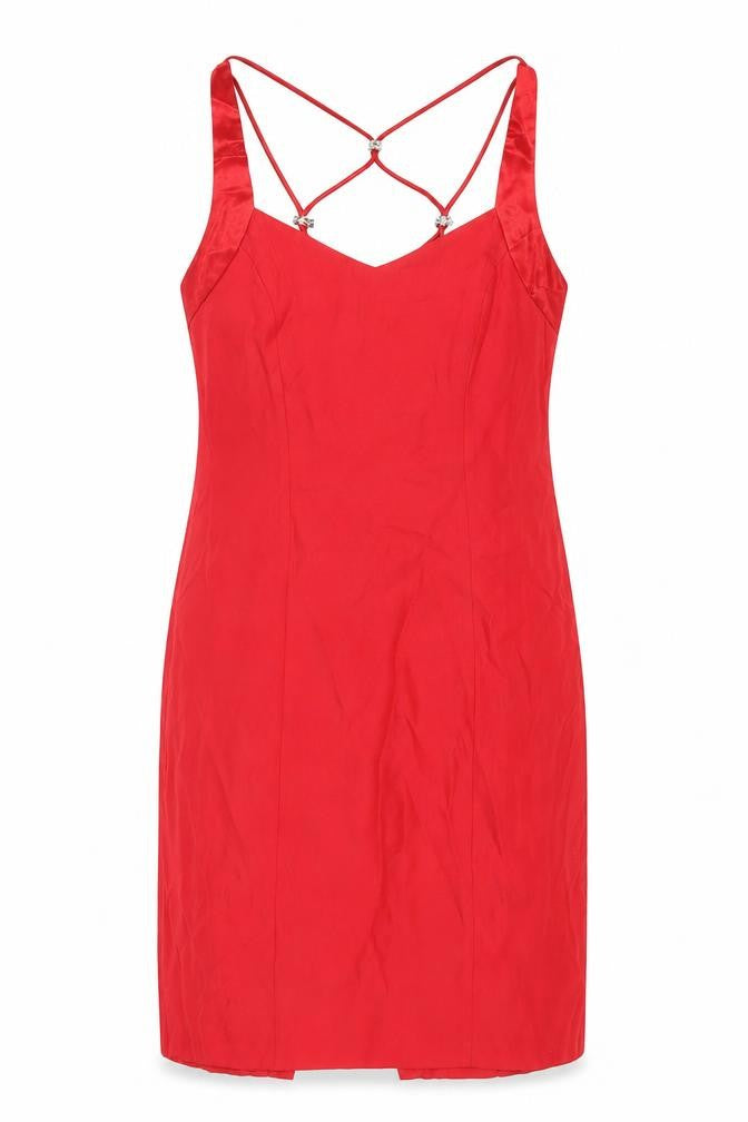 Niki Livas Red Sheath Dress, Party, Size 10