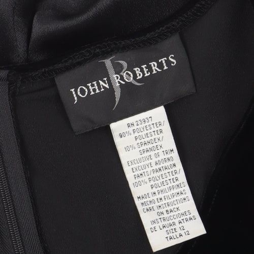 John Roberts Women's Black 12 Jumpsuit - Party Style