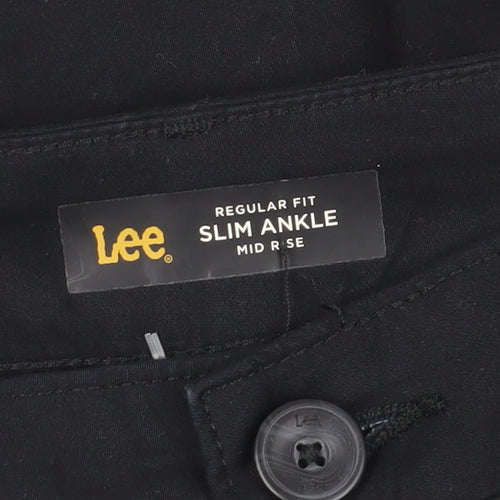 Lee Women's Black Slim Ankle Trousers - Size 10