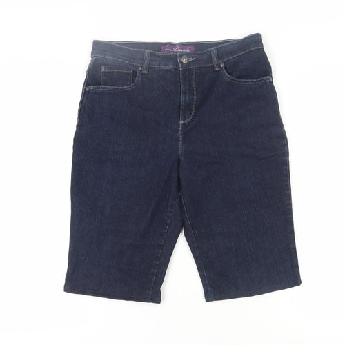 Gloria Vanderbilt Women's Blue Denim Shorts Size 8