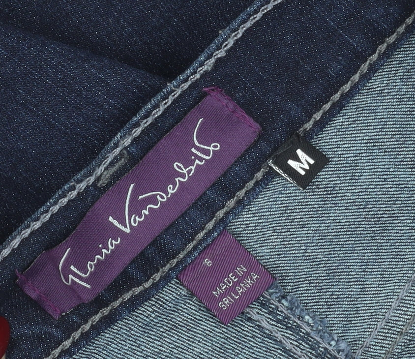 Gloria Vanderbilt Women's Blue Denim Shorts Size 8