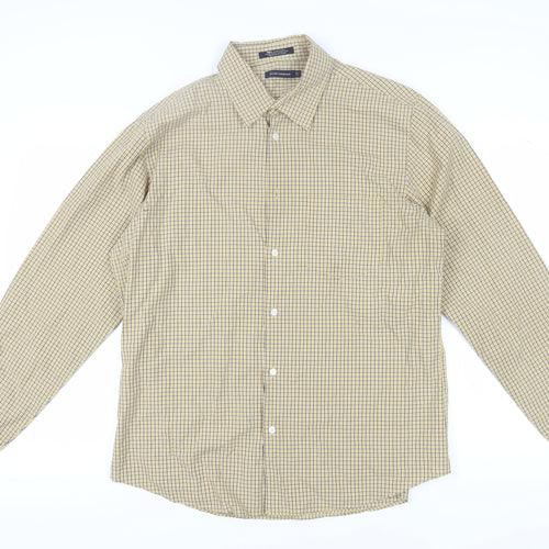 Club Monaco Men's Multicoloured Check Shirt XL
