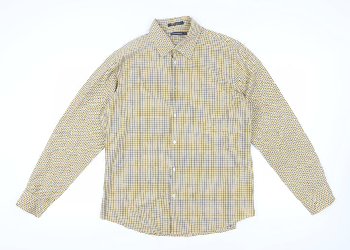 Club Monaco Men's Multicoloured Check Shirt XL