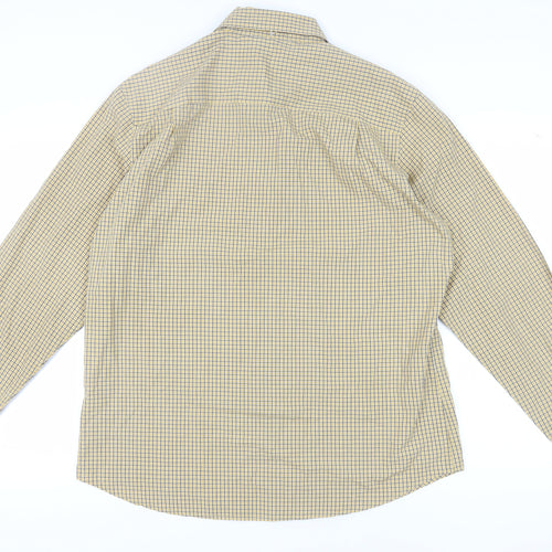 Club Monaco Men's Multicoloured Check Shirt XL