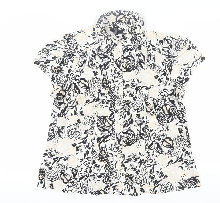 Alfani Women's Multicoloured Button-Up Blouse, Size 16 Plus