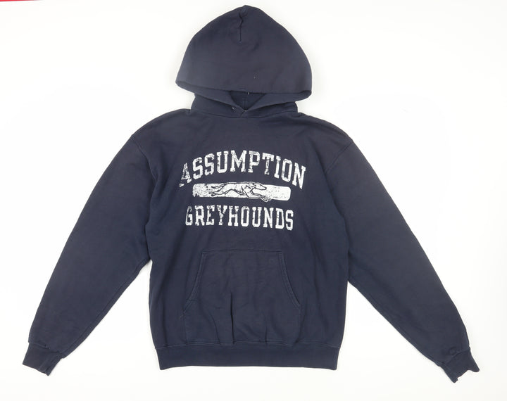 Champion Blue Hoodie Unisex Adult Medium Pullover