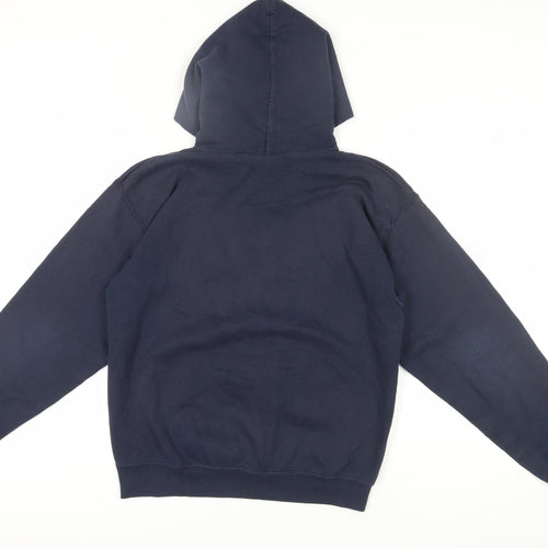 Champion Blue Hoodie Unisex Adult Medium Pullover