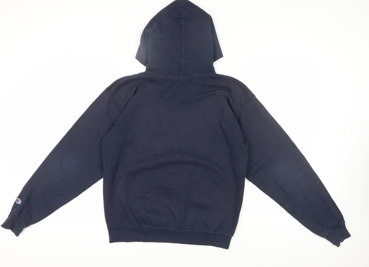 Champion Blue Hoodie Unisex Adult Medium Pullover