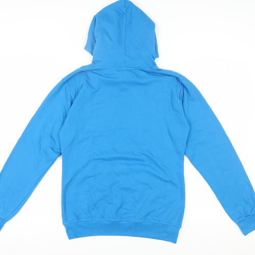 Ideal Blue Unisex L Pullover Hoodie, Logo, Casual