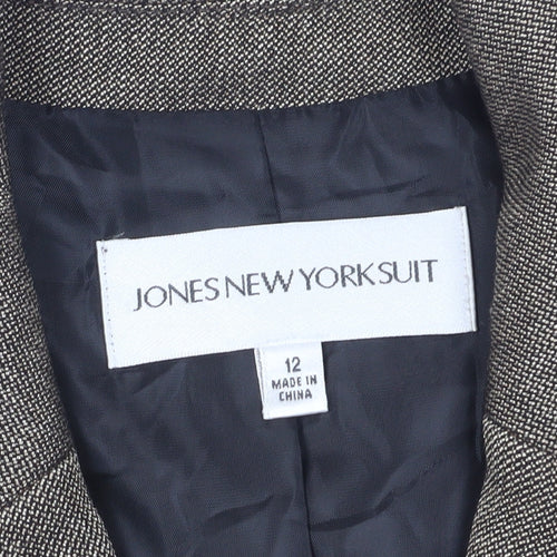 Jones New York Women’s Brown Blazer, Size 12, Classic Style