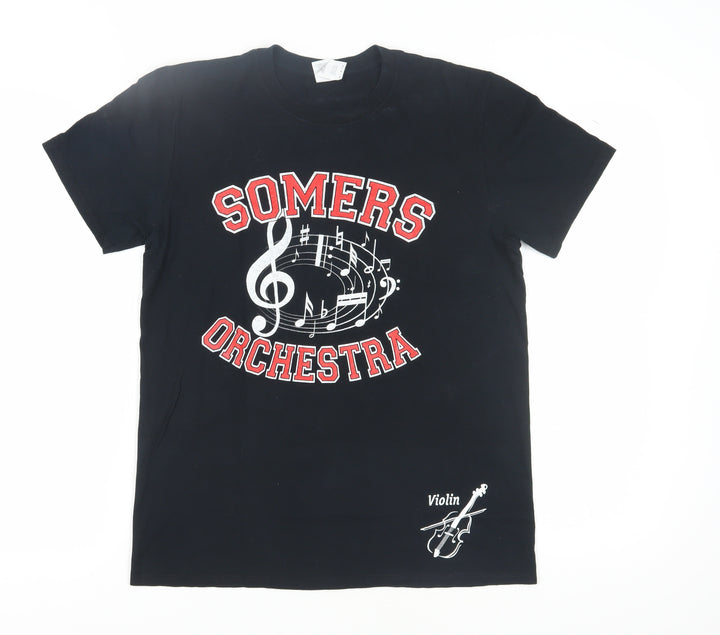 Gildan Black Orchestra T-Shirt Medium Music Theme