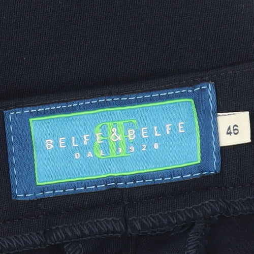 Belfe & Belfe Unisex Blue Jogger Trousers, Size 18