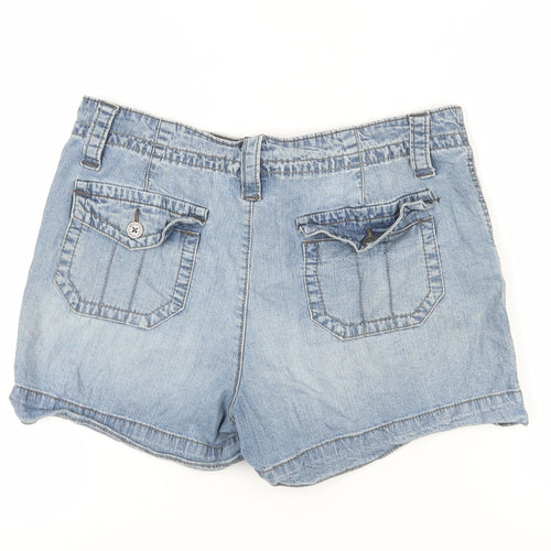 Faded Glory Women's Blue Denim Shorts, Size 10, Casual Style