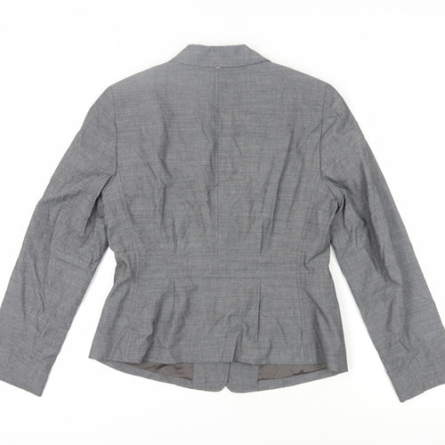 Jones New York Grey Women's Petite Blazer, Size 12, Business Wear