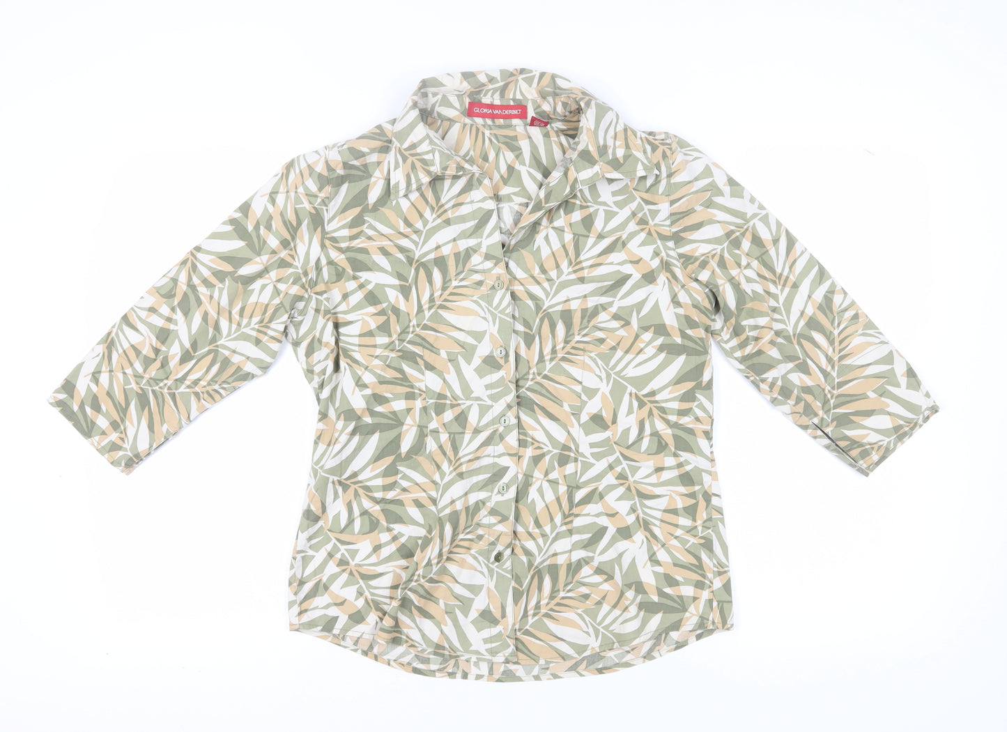 Gloria Vanderbilt Women's Floral Blouse M Multicoloured