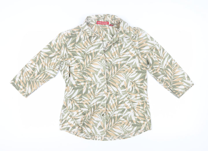 Gloria Vanderbilt Women's Floral Blouse M Multicoloured