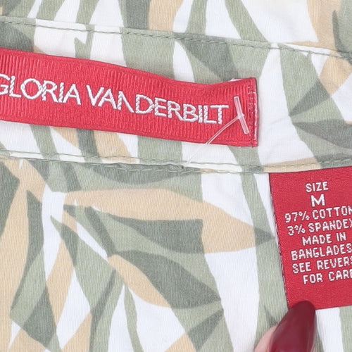 Gloria Vanderbilt Women's Floral Blouse M Multicoloured