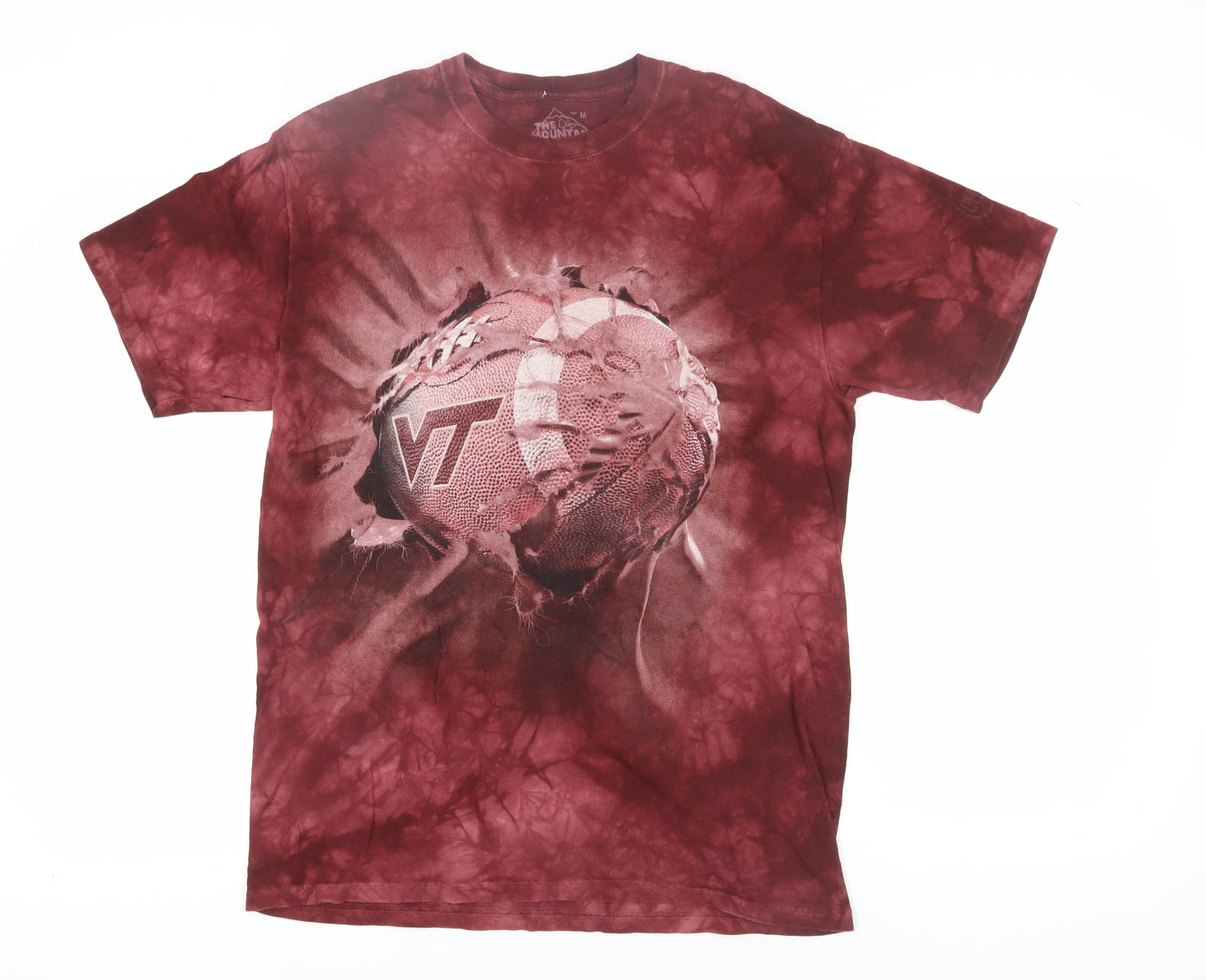 The Mountain Men's Red Sports Graphic T-Shirt Medium