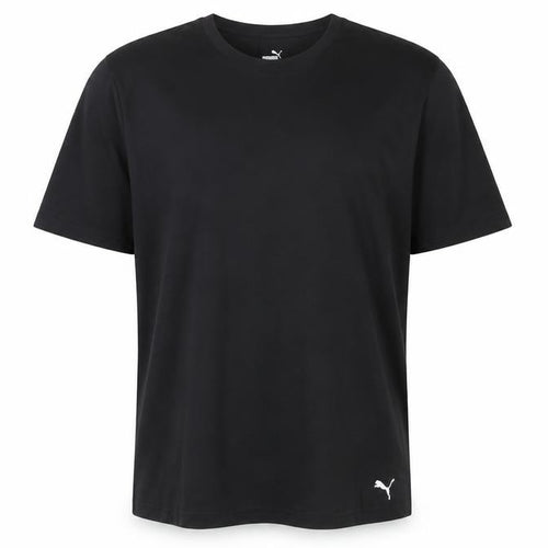 Puma Men's Black XL T-Shirt, Crew Neck, Logo Accent
