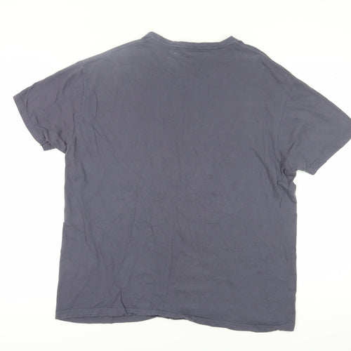 JHK Men's Grey Universita T-Shirt 2XL