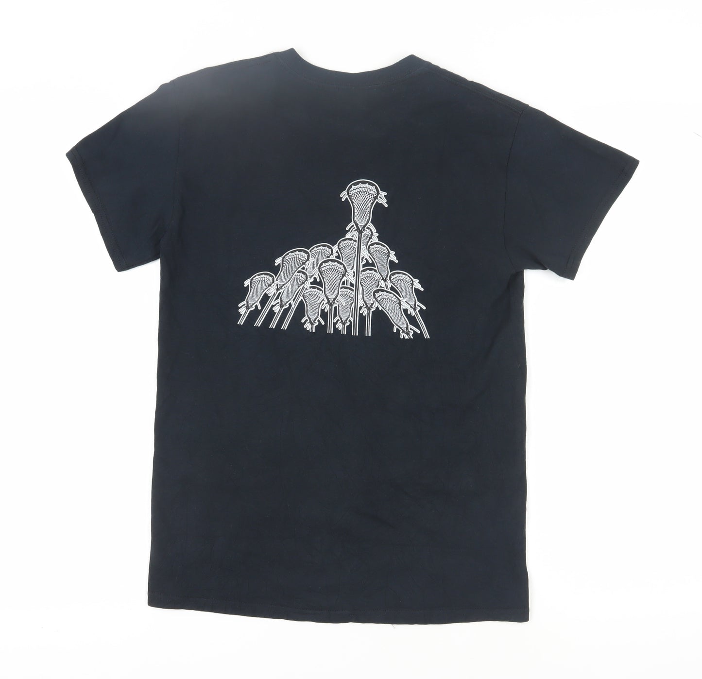 Gildan Unisex Black T-Shirt, Small, Sports Graphic