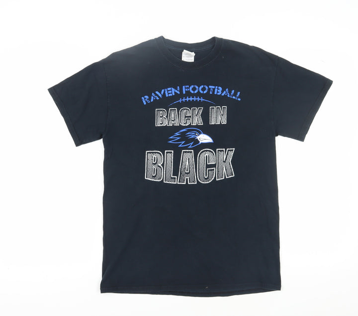 Gildan Men's Black Medium Sports Graphic T-Shirt