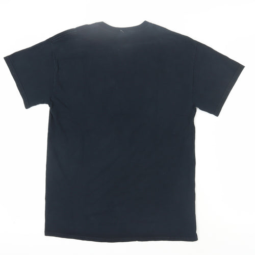 Gildan Men's Black Medium Sports Graphic T-Shirt