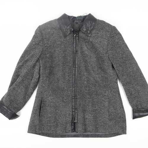 Windsmoor Women's Grey Tweed Jacket Size 12