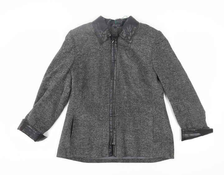 Windsmoor Women's Grey Tweed Jacket Size 12
