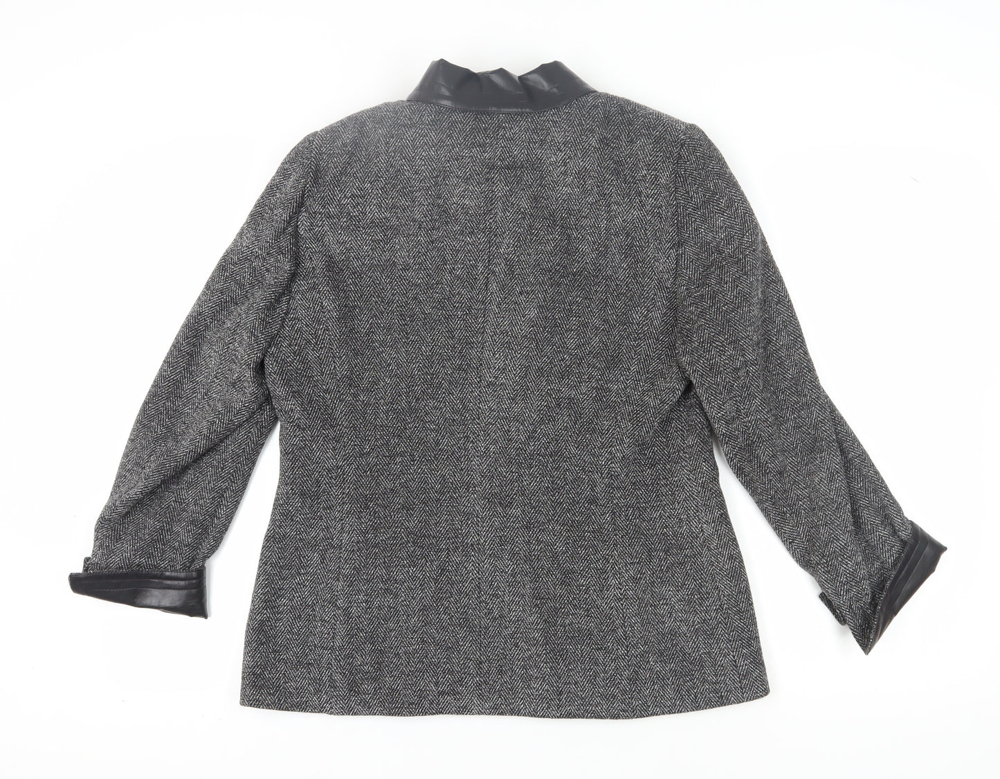 Windsmoor Women's Grey Tweed Jacket Size 12