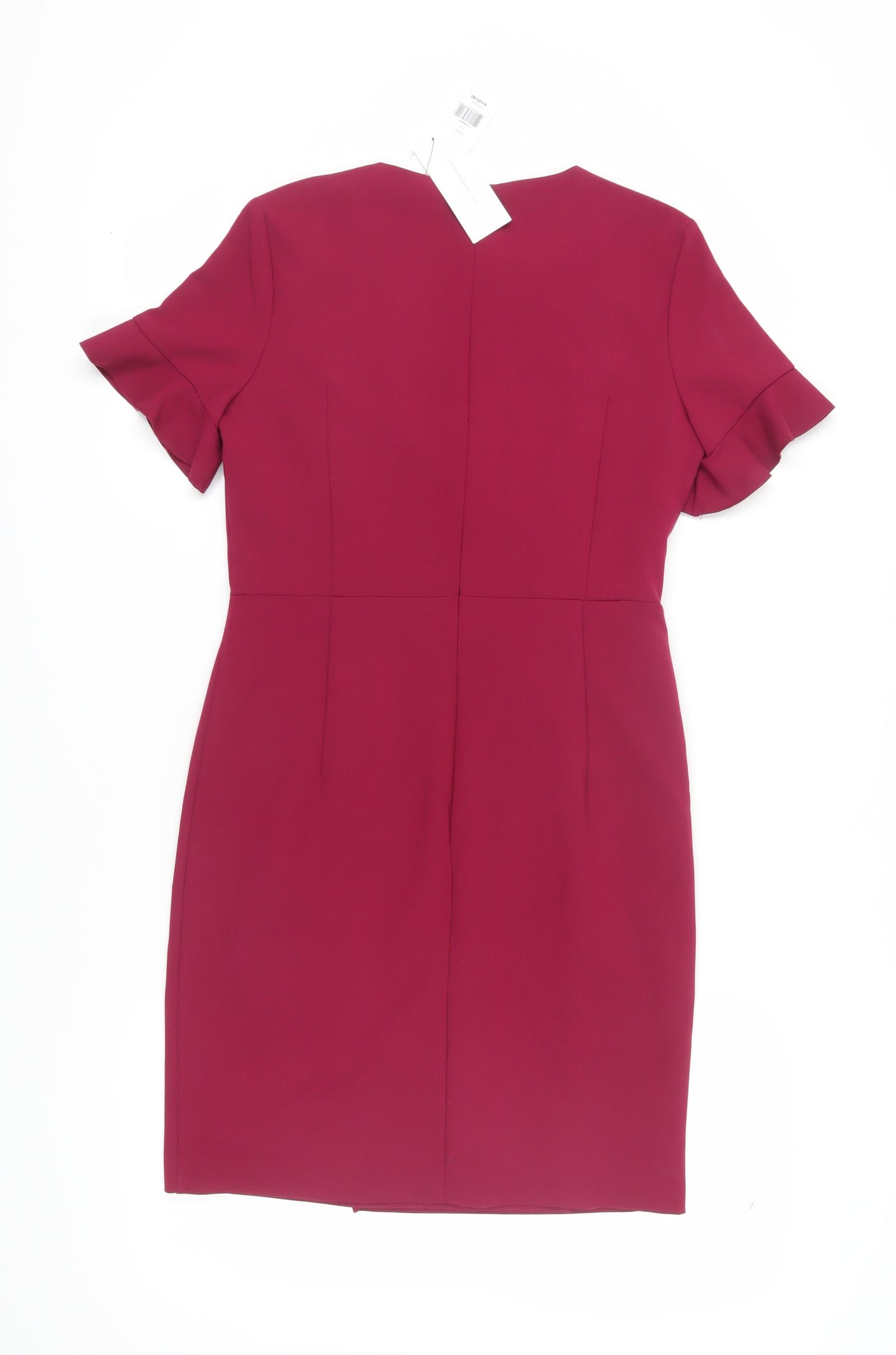 French Connection Women's Red Wrap Dress Size 12