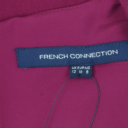 French Connection Women's Red Wrap Dress Size 12