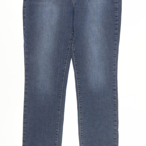 Levi Strauss Women's Blue Straight Jeans, Size M