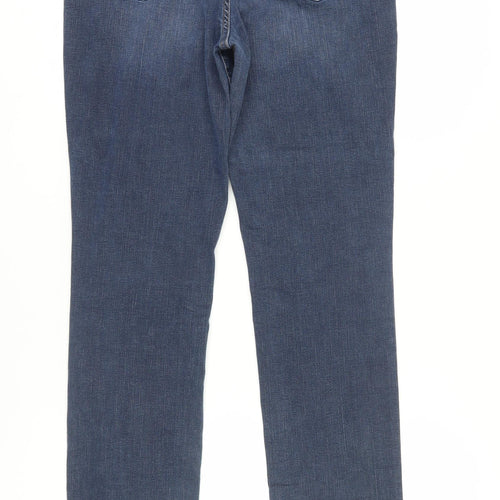 Levi Strauss Women's Blue Straight Jeans, Size M
