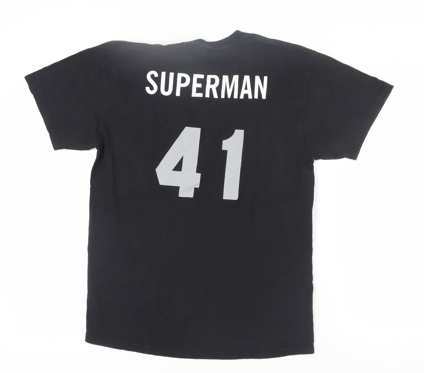 Port and Company Men's Black Medium Superman T-Shirt