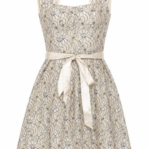 Sténay Women’s Beige Lace A-Line Cocktail Dress