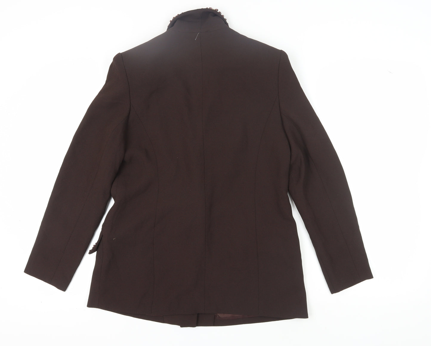 CHAMPAGNE Women's Brown Blazer Size 8 Formal
