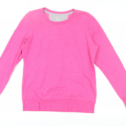 Tek Gear Women's Pink Pullover Sweatshirt, M, Casual Comfort
