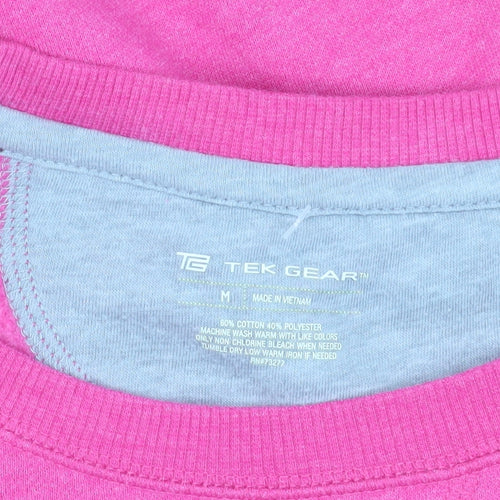 Tek Gear Women's Pink Pullover Sweatshirt, M, Casual Comfort