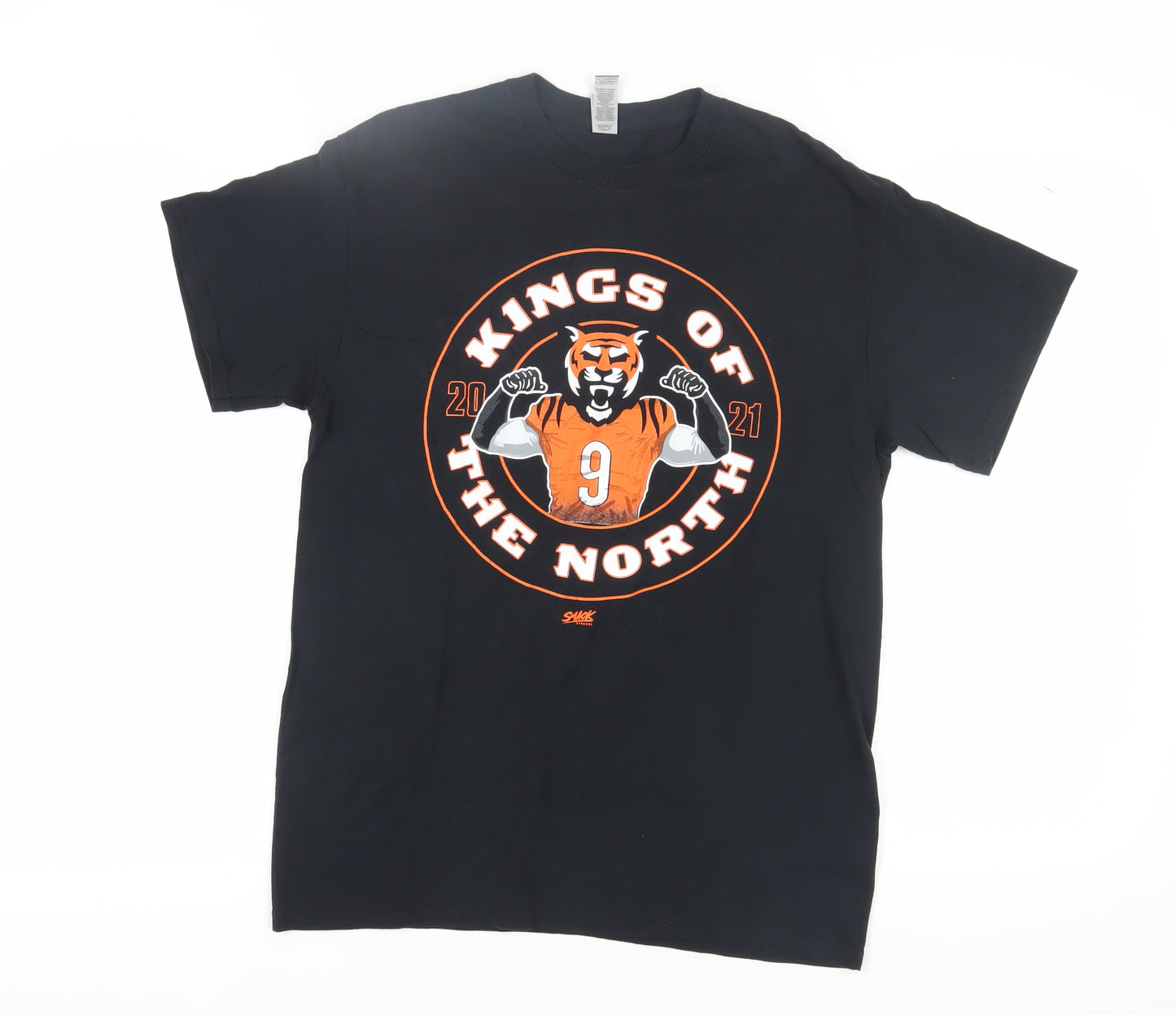 Gildan Men's Black Medium Sports Graphic T-Shirt