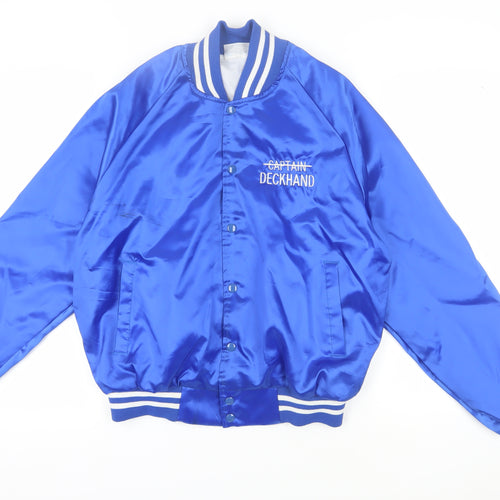 Murina Men's Blue Varsity Jacket L