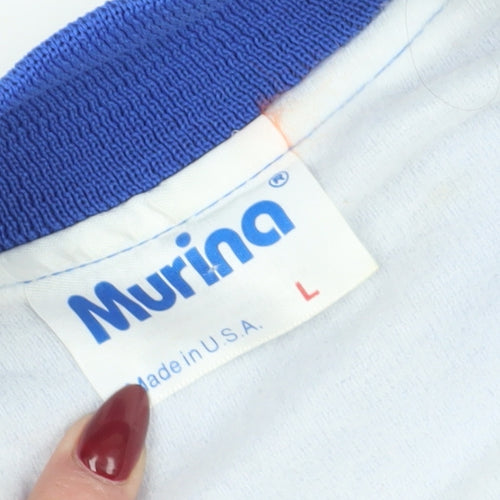Murina Men's Blue Varsity Jacket L