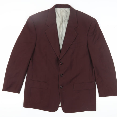 Gianni Valente Men's Brown Blazer, Size 40S, Business Wear
