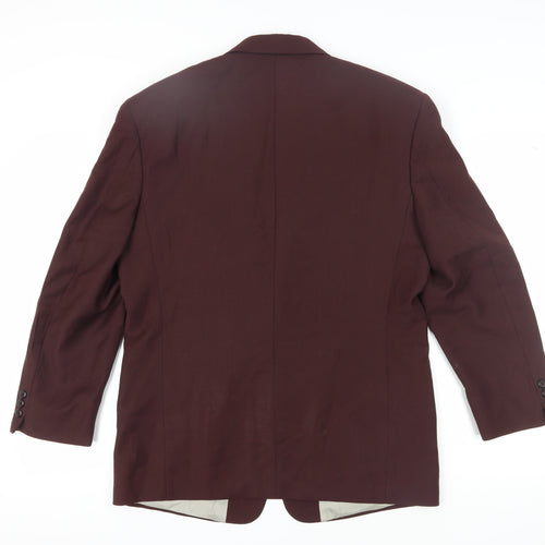 Gianni Valente Men's Brown Blazer, Size 40S, Business Wear