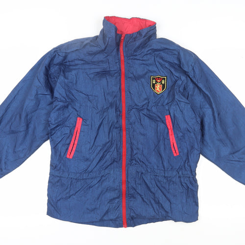 Active Stuff Men's Blue Windbreaker Jacket - Size S