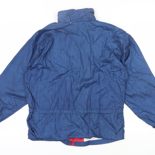 Active Stuff Men's Blue Windbreaker Jacket - Size S