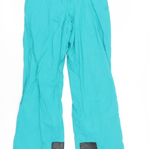 Edge Tech Women's Blue Snow Pants, Size 8, Waterproof