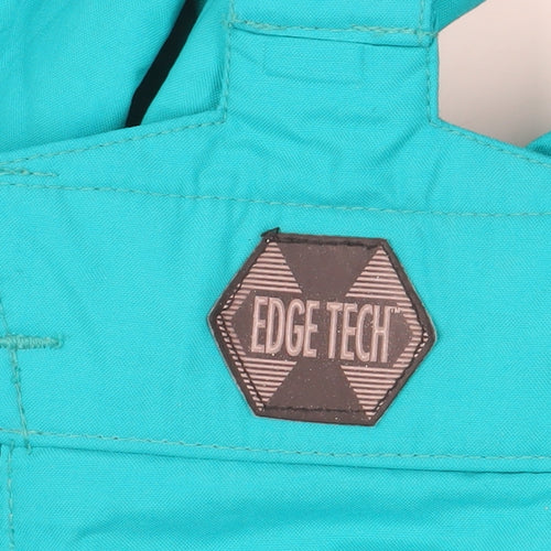 Edge Tech Women's Blue Snow Pants, Size 8, Waterproof