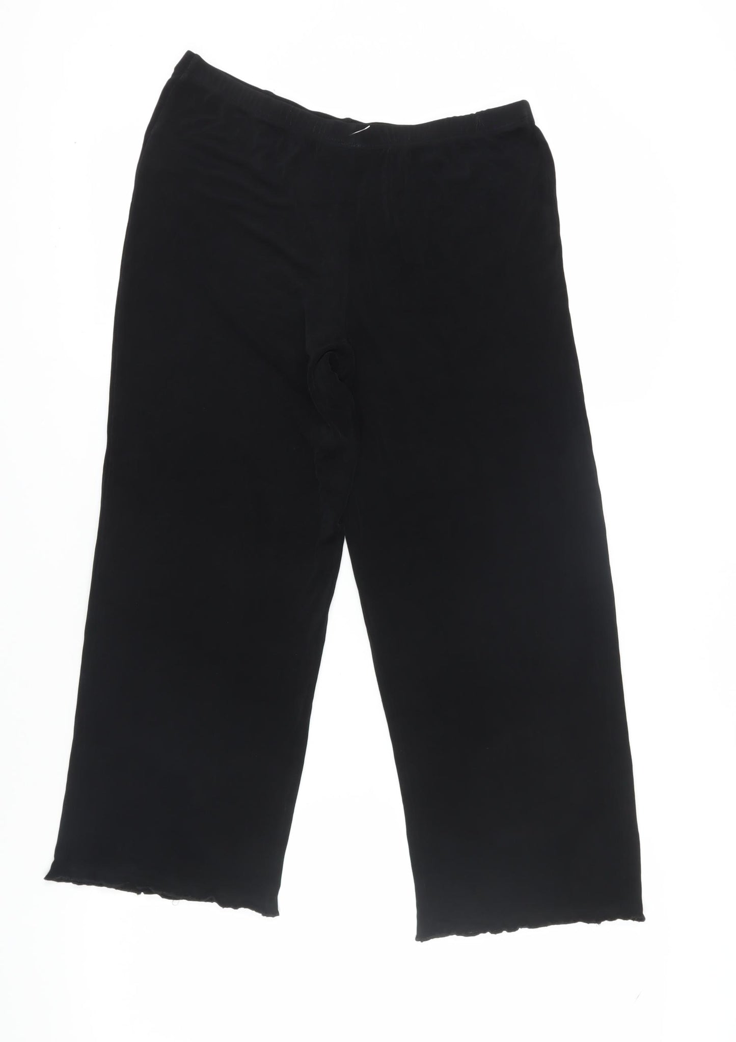 Coldwater Creek Women's Black Straight Trousers, S, Casual